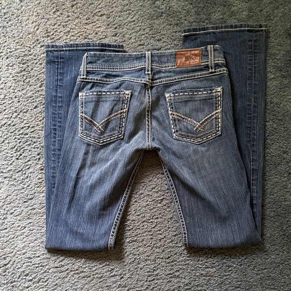 BKE Women's Dark Blue Boot Cut Jeans - Picture 2 of 3